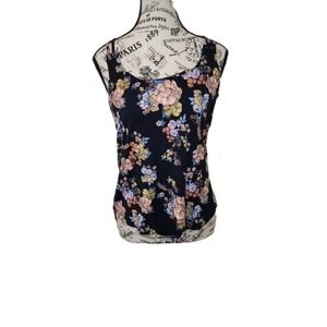 Pink Republic Blue Floral Top Size M